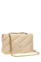 'Classic Love Puff' Crossbody Bag Beige