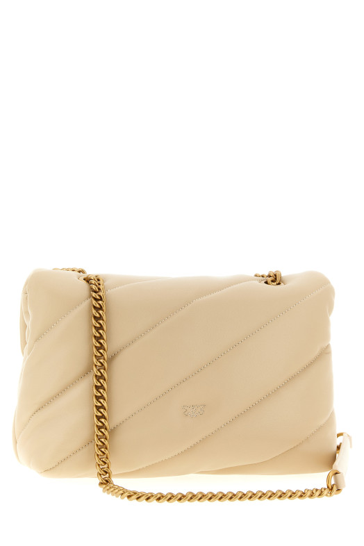 Сумка через плечо «Classic Love Puff» бежевого цвета 100038A0F2C50Q