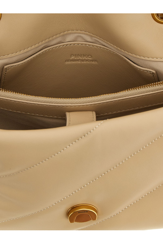 Сумка через плечо «Classic Love Puff» бежевого цвета 100038A0F2C50Q