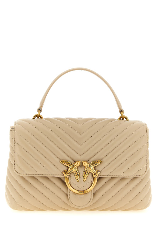 'Classic Love Bag Puff' Handbag Beige