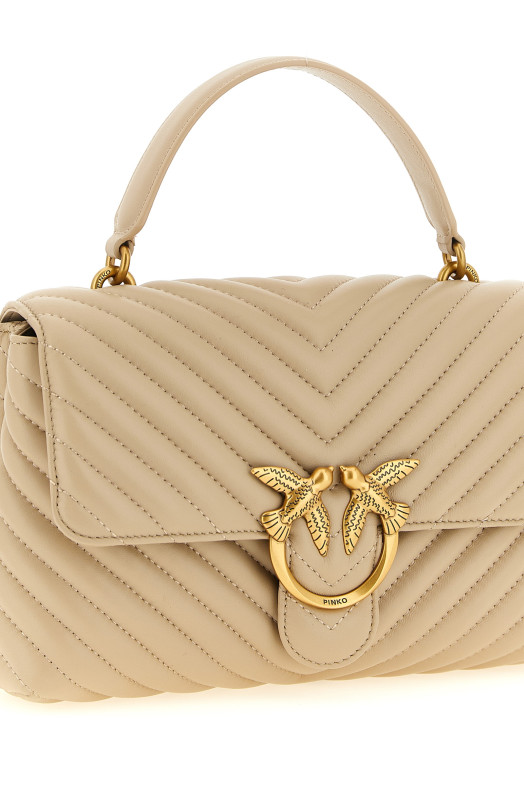 'Classic Love Bag Puff' Handbag Beige