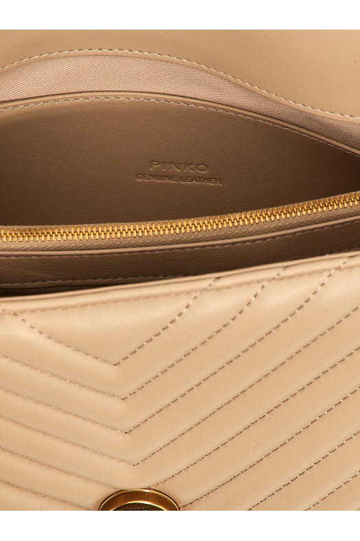 Сумка «Classic Love Bag Puff» бежевого цвета 100043A0GKC50Q