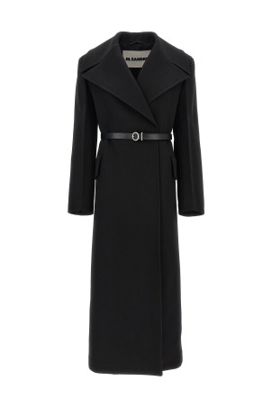 Двобортне пальто Чорне JIL SANDER J02AA0140J40178001