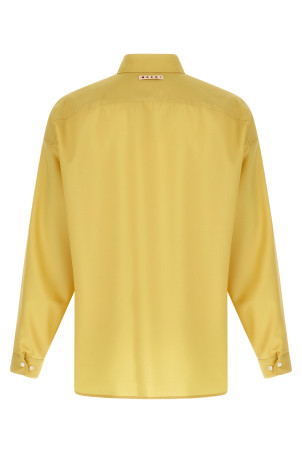 'Tropical wool' shirt Yellow