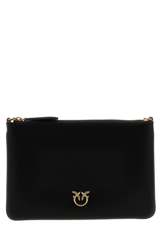'Flat Classic' crossbody bag Black