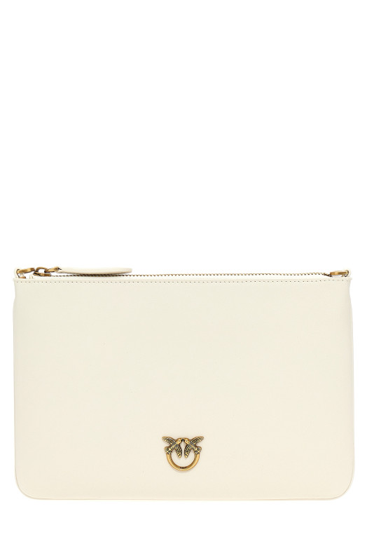 'Flat Classic' crossbody bag Beige
