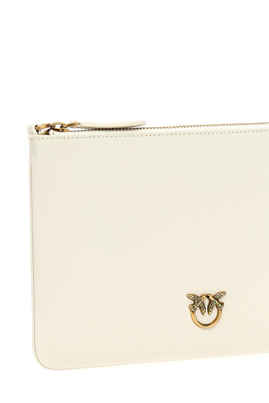 'Flat Classic' crossbody bag Beige