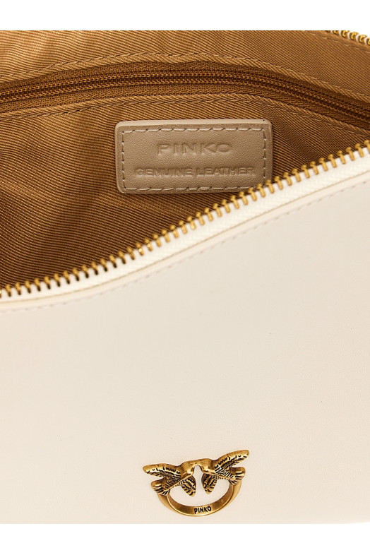 'Flat Classic' crossbody bag Beige