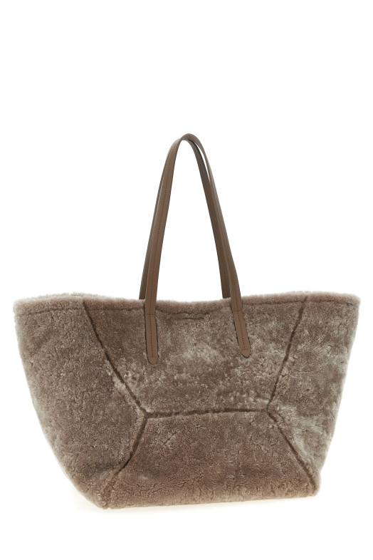 'BC Duo' large shoulder bag Gray