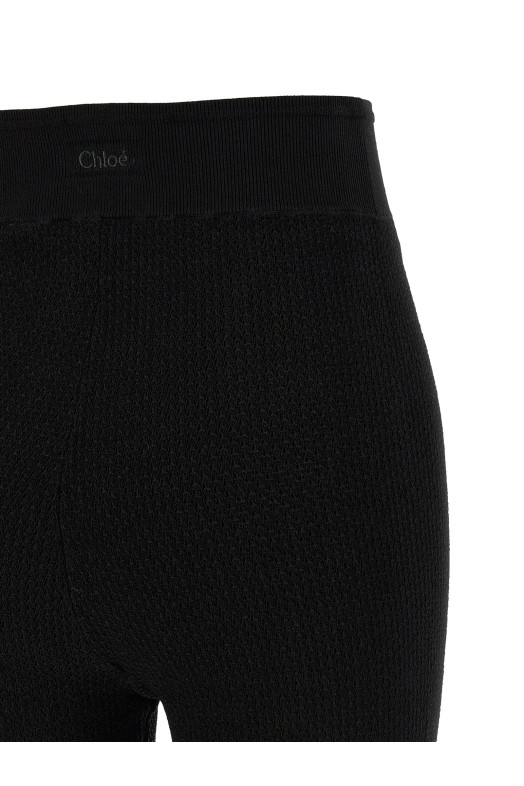 Вязаные леггинсы Черный CHLOÉ CH26SMT01770001