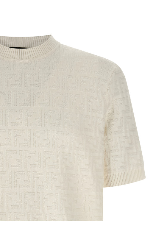 'FF' sweater White