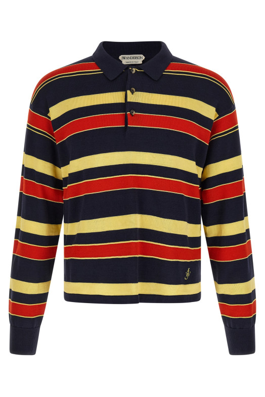 Вязаная рубашка-поло Разноцветная J.W.ANDERSON KW1521YN0457888