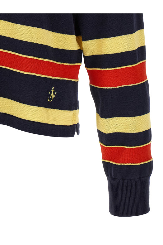 Вязаная рубашка-поло Разноцветная J.W.ANDERSON KW1521YN0457888