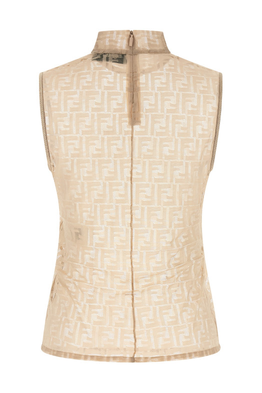 Бюстгальтер с кружевным верхом «FF» Бежевый FS9763AW8KF1UKB