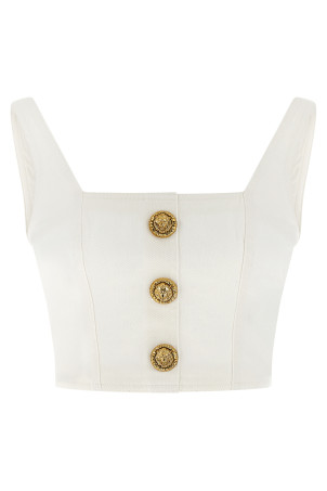 Button top White