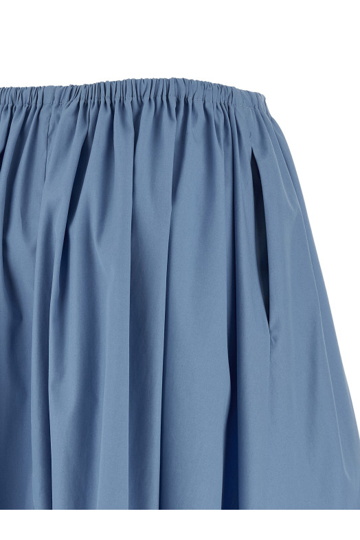 Юбка из поплина BLUE MARNI GOMA0825S0UTC22300B31