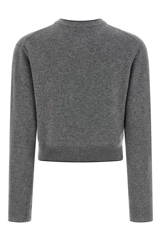 Embroidery cardigan Gray