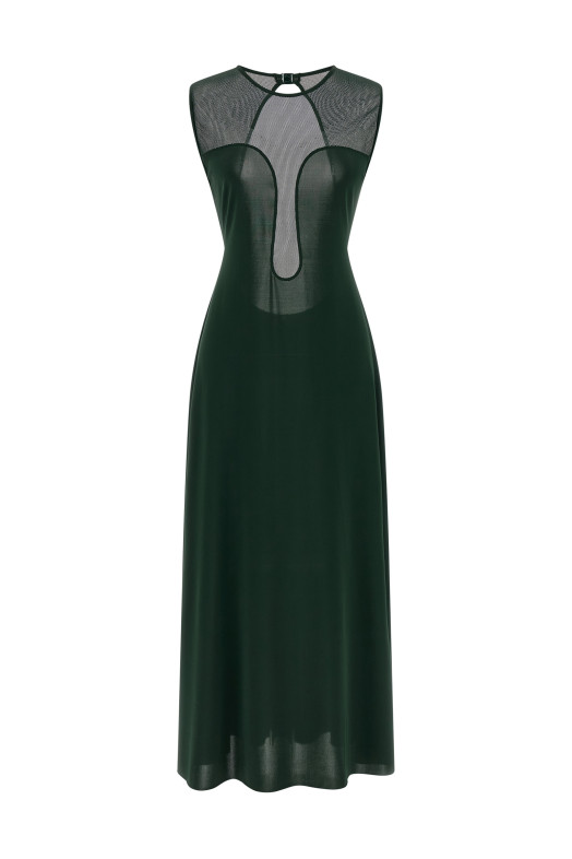 Платье «Сцена» Зеленое 202605SCARABEE