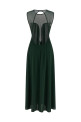 Платье «Сцена» Зеленое 202605SCARABEE
