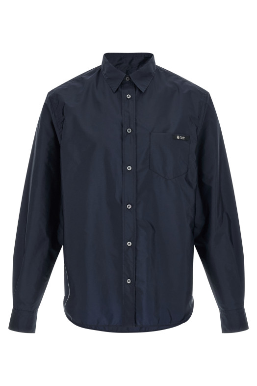Re-nylon shirt Blue