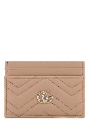 Pink leather card holder GUCCI (443127AAFAX)