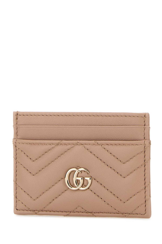 Pink leather card holder GUCCI (443127AAFAX)