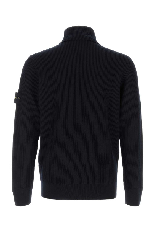 Midnight blue wool sweater Black STONE ISLAND (5100052C2)