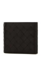 Кожаный кошелек темно-коричневого цвета BOTTEGA VENETA (743211VCPQ4)