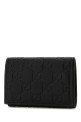 Black leather coin purse Black GUCCI (850176AAFDV)