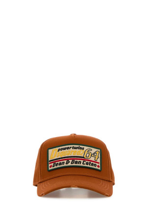 Orange cotton baseball cap DSQUARED (BCM040205C00001)
