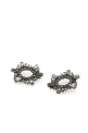Украшенные металлические мини-серьги Begum AMINA MUADDI (BEGUMEARRINGMINI)