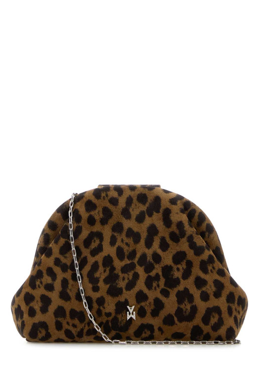 Printed suede micro Camelia clutch AMINA MUADDI (CAMELIAMICRO)