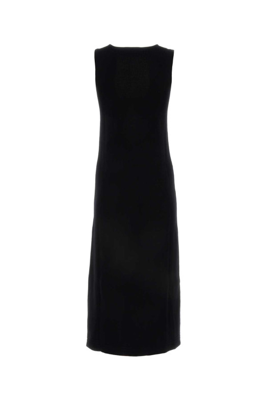Black stretch cotton blend dress JIL SANDER (J02CT0261J15391)