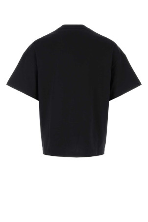 Black cotton oversize t-shirt JIL SANDER (J22GC0221J20354)