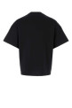 Black cotton oversize t-shirt JIL SANDER (J22GC0221J20354)