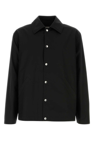 Black poplin jacket JIL SANDER (J23BN0003J45026)