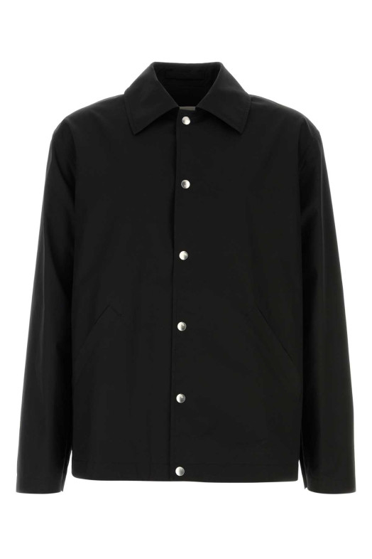 Black poplin jacket JIL SANDER (J23BN0003J45026)