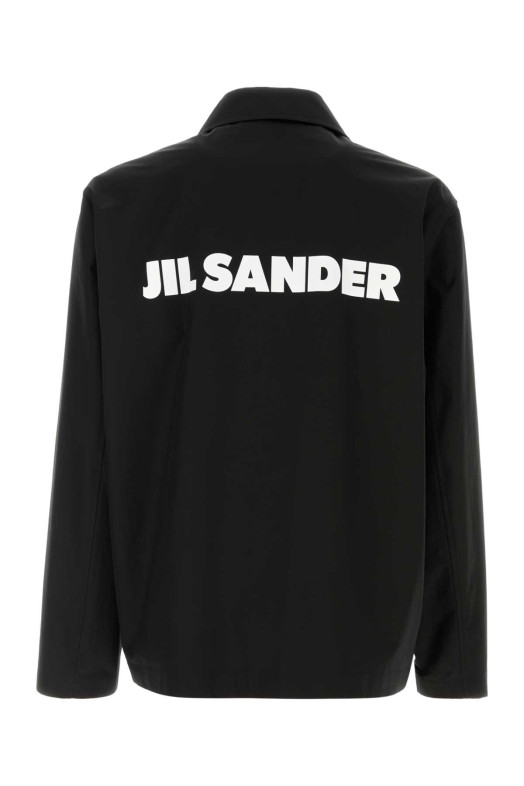 Black poplin jacket JIL SANDER (J23BN0003J45026)