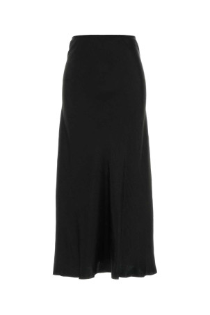 Black satin skirt MAISON MARGIELA (S29MA0512M35586)