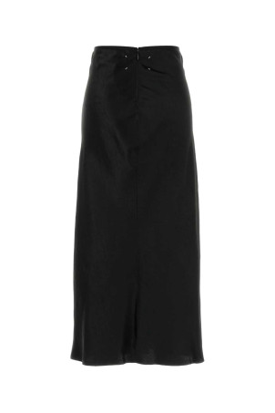 Black satin skirt MAISON MARGIELA (S29MA0512M35586)