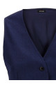 Silk cashmere vest Blue Silk cashmere vest Blue