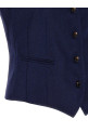 Silk cashmere vest Blue Silk cashmere vest Blue