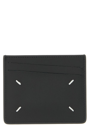 'Stitching' card holder Black
