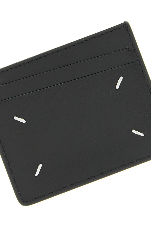 'Stitching' card holder Black