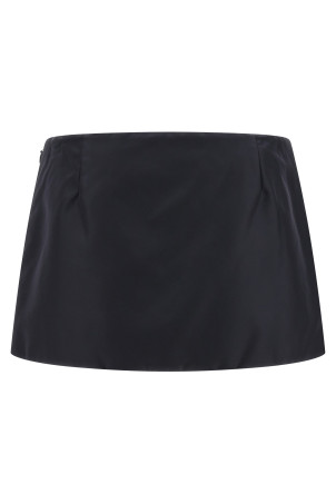 Юбка из нейлона и флиса Синяя MIU MIU MG2583SOOO181AF0008