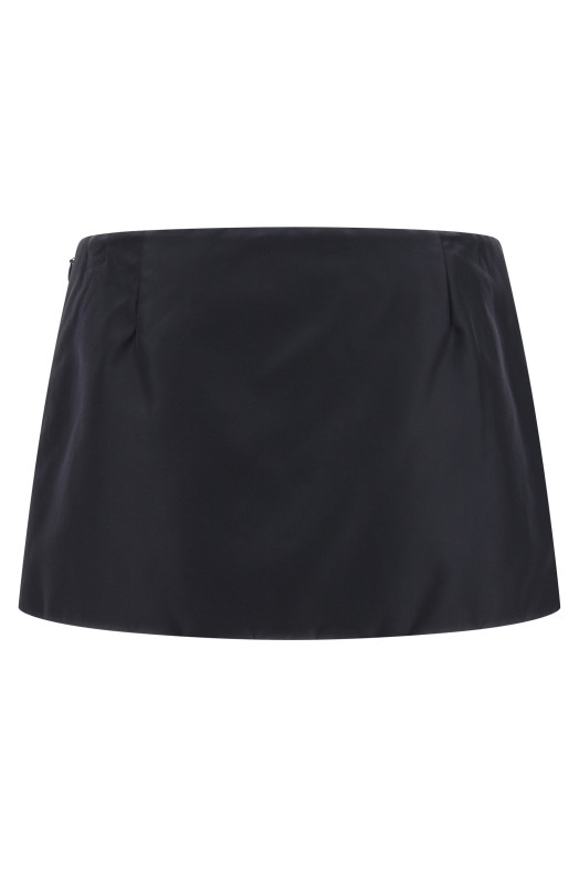 Юбка из нейлона и флиса Синяя MIU MIU MG2583SOOO181AF0008