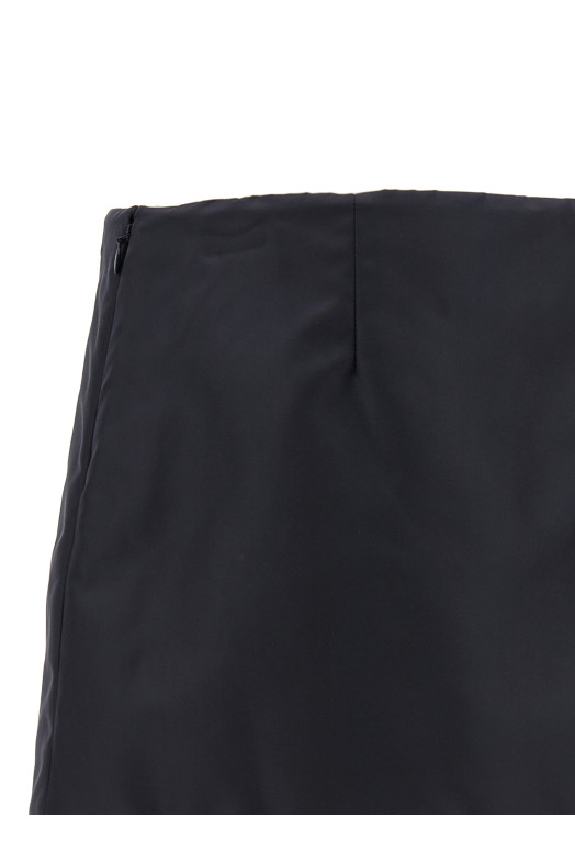 Юбка из нейлона и флиса Синяя MIU MIU MG2583SOOO181AF0008