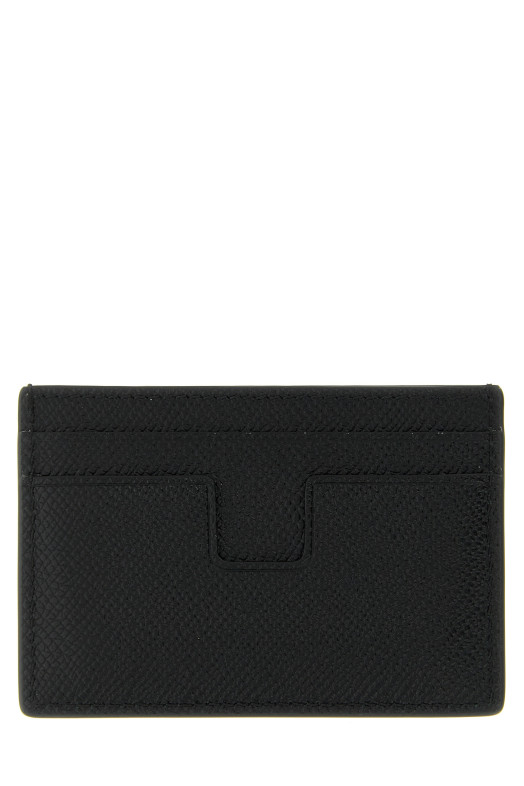 Карточный держатель из мелкозернистой кожи Черный TOM FORD YM232LCL081GNAA