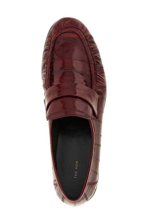 Мокасины «Soft Loafer» бордовые F1280E17RUG
