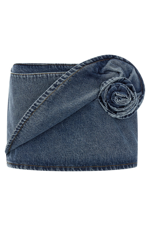 MAGDA BUTRYM 'Джинсовая юбка 12 skirt' Синяя 148426DARKBLUE